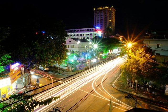 hue city vietnam night