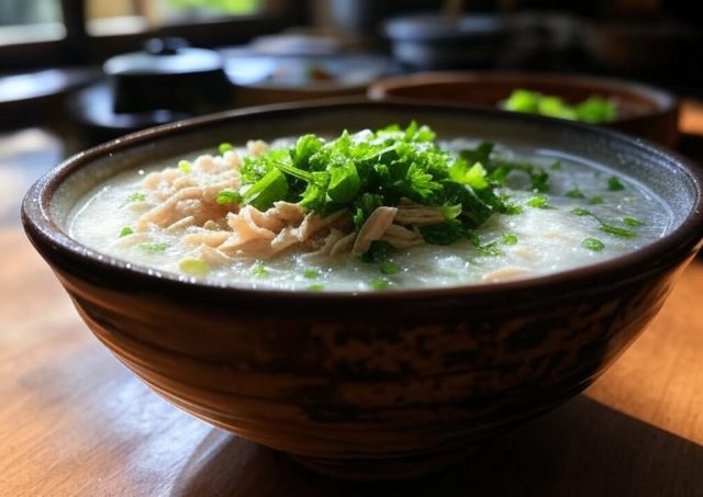 Vietnamese Chicken Rice Porridge